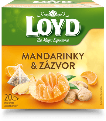 Loyd Čaj pyramida mandarinka & zázvor