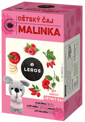 Leros Baby Dětský čaj Malinka