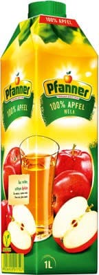 Pfanner 100% jablečná šťáva 1.0 l