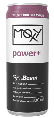 GymBeam MOXY power+ Energy Drink - lesní ovoce