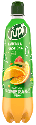 Jupí Hustý sirup Pomeranč-Jablko