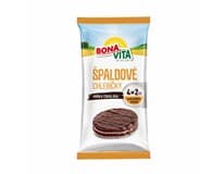 BONAVITA Špaldové chlebíčky s čokoládovou polevou 4 x 128 g