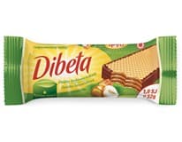 Dibeta Oplatka oříšková bočně máčená 24 x 32 g