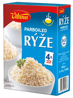 Vitana Parboiled rýže, varné sáčky  4x 100g