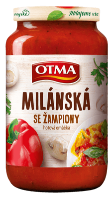 Otma Milánská se žampiony