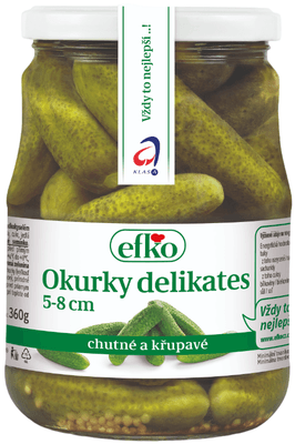 Efko Okurky delikates 5-8 cm (chutné a křupavé)