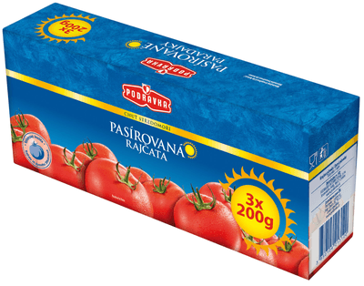 Podravka Rajčata pasírovaná multipack 3x200g