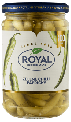 Royal Zelené chilli papričky