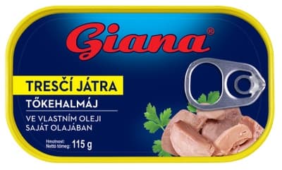 Giana Tresčí játra v oleji