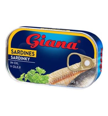 Giana Sardinky v rostlinném oleji