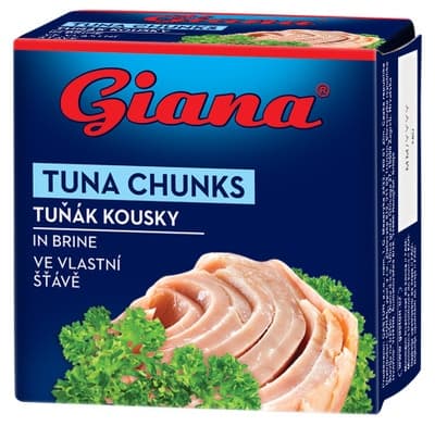 Giana Tuňák kousky ve vlastní šťávě