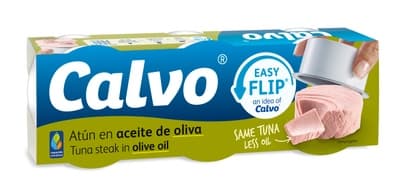 Calvo Tuňák v olivovém oleji 3x65g