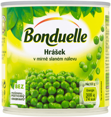 Bonduelle Hrášek v mírně slaném nálevu