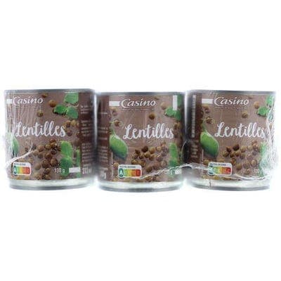 Casino Čočka ve slaném nálevu, 3x130g