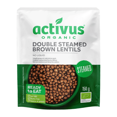 Activus ORGANIC hnědá čočka bez nálevu 150.0 g