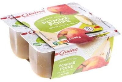 Casino Pyré jablko a hruška 4x100g 400.0 g