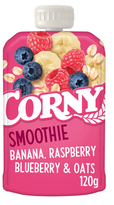 Corny Smoothie kapsička banán, maliny, borůvky, ovesné vločky 120.0 g