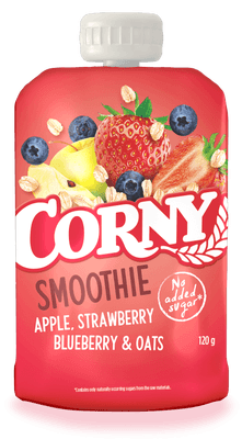 Corny Smoothie kapsička jablko, jahoda, borůvka, ovesné vločky