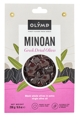 Olymp Sušené černé olivy 250.0 g