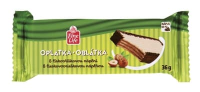 Fine Life Oplatky lískooříškové