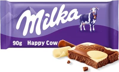 Milka čokoláda, mléčná a bílá