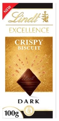 Lindt Čokoláda Excellence hořká se sušenkou