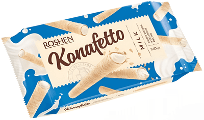 Roshen Konafetto trubičky, mléčné 140.0 g