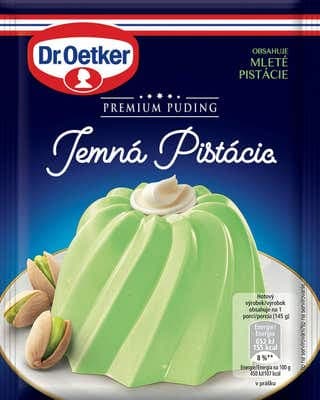 Dr. Oetker Premium puding jemná pistácie