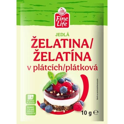 Fine Life Želatina plátky 10.0 g