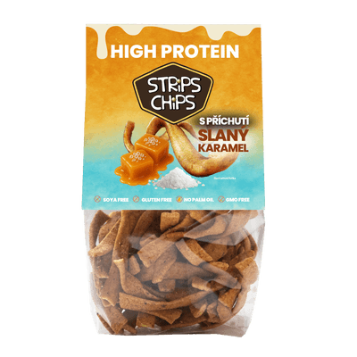 Strips Chips Proteinové chipsy Slaný Karamel