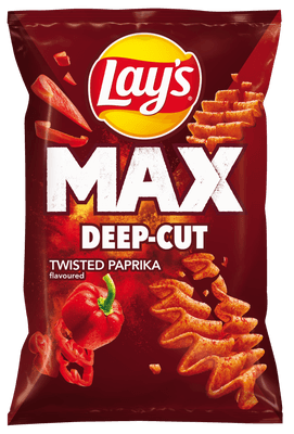 Lay's Max Deep-Cut s příchutí papriky