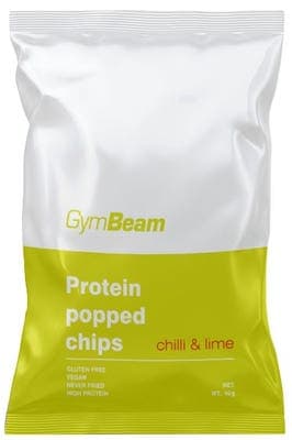 GymBeam Proteinové čipsy, chilli a limetka 40.0 g