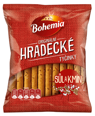 Bohemia Hradecké tyčinky kmín, sůl