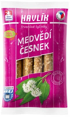 Havlík Trvanlivé tyčinky se sýrem a solí - Medvědí česnek