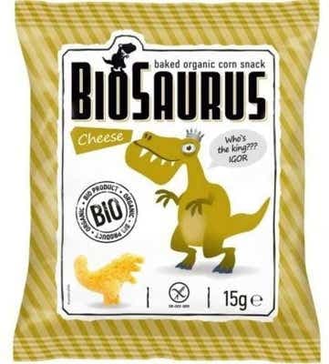 Biosaurus BIO snack se sýrem 15.0 g