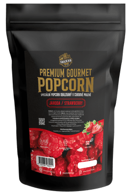 SnackAir Gourmet popcorn Jahoda