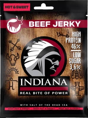 Indiana Jerky Hovězí Hot&Sweet