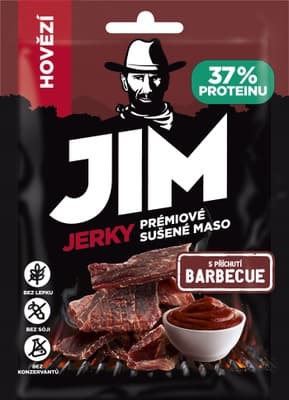 Jim Jerky Hovězí  BBQ