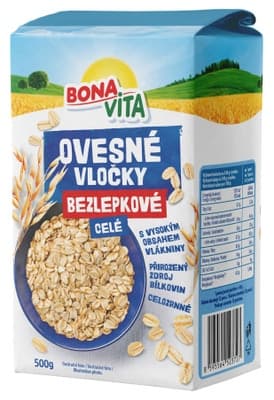 Bonavita Ovesné vločky celé, bez lepku