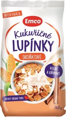 Emco Kukuřičné lupínky skořicové