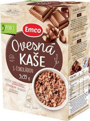 Emco Ovesná kaše s čokoládou 5x55g