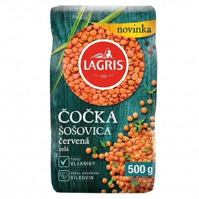 Lagris Čočka červená loupaná celá