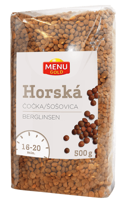 Menu Gold Čočka horská