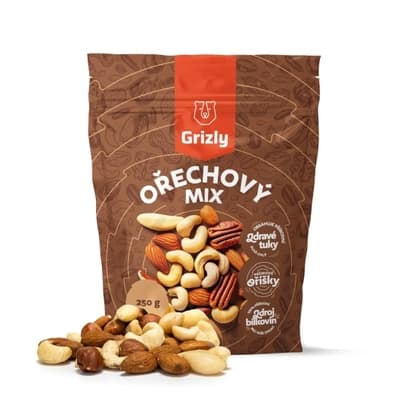 GRIZLY Ořechový mix natural
