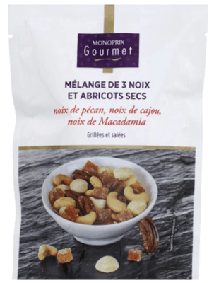 Monoprix Gourmet Směs ořechů a sušených meruněk