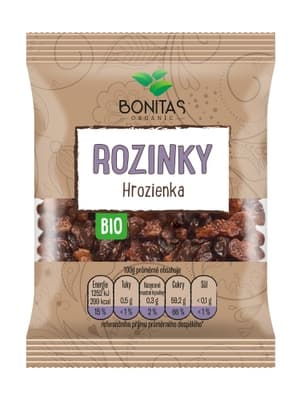 BONITAS BIO Rozinky sultánky