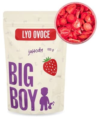 BIG BOY® Jahody plátky sušené mrazem 100.0 g