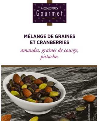 Monoprix Gourmet Směs semínek s brusinkami