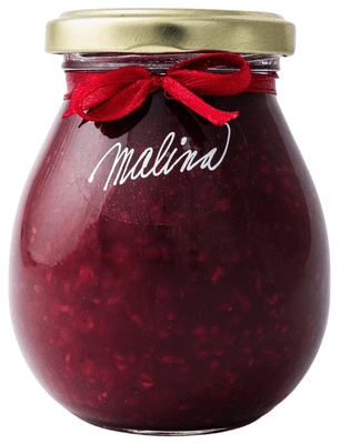 Marmelády s příběhem Malinový džem výběrový, extra speciální