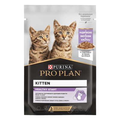 ProPlan Kitten Healthy Start, krůtí kapsička pro koťata 85.0 g